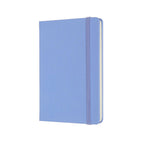 Carnet Classique Pocket 9X14 - Pages Blanches - Bleu Hortensia