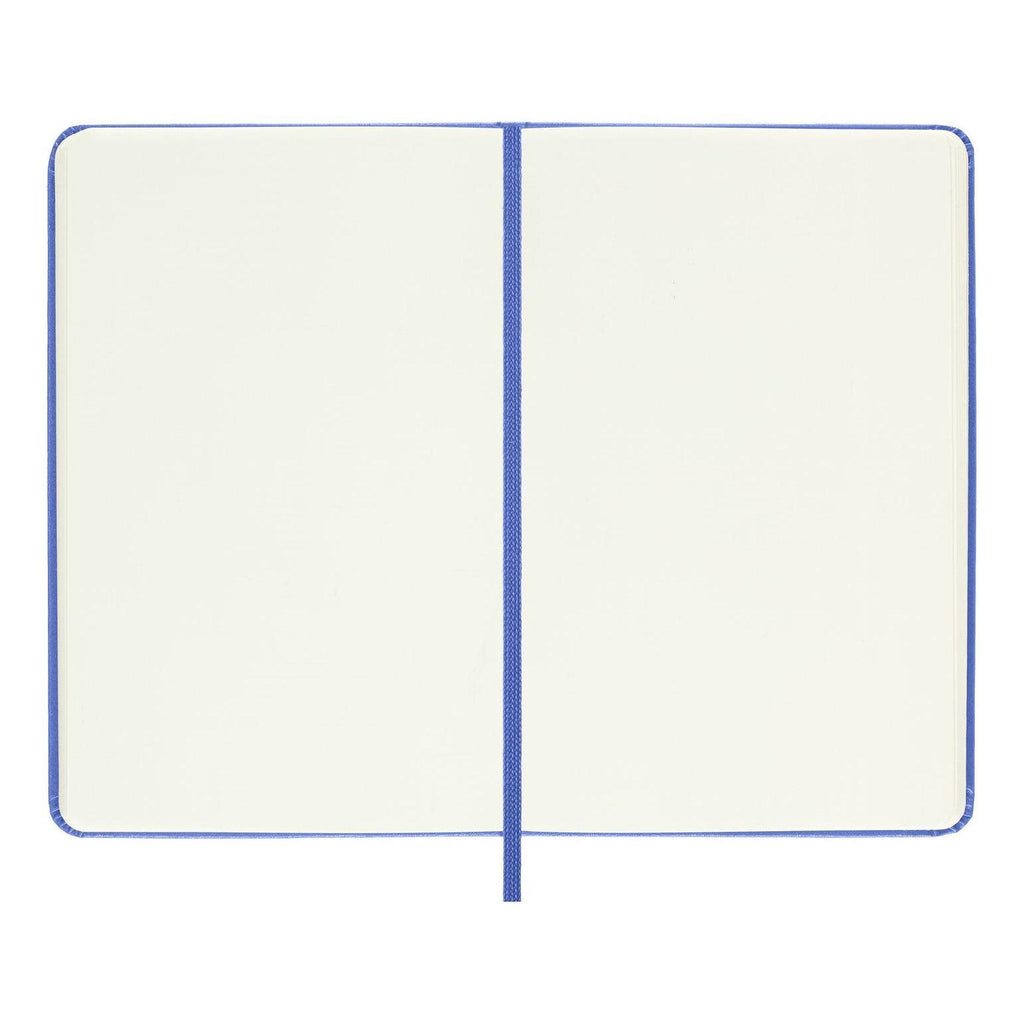 Carnet Classique Pocket 9X14 - Pages Blanches - Bleu Hortensia