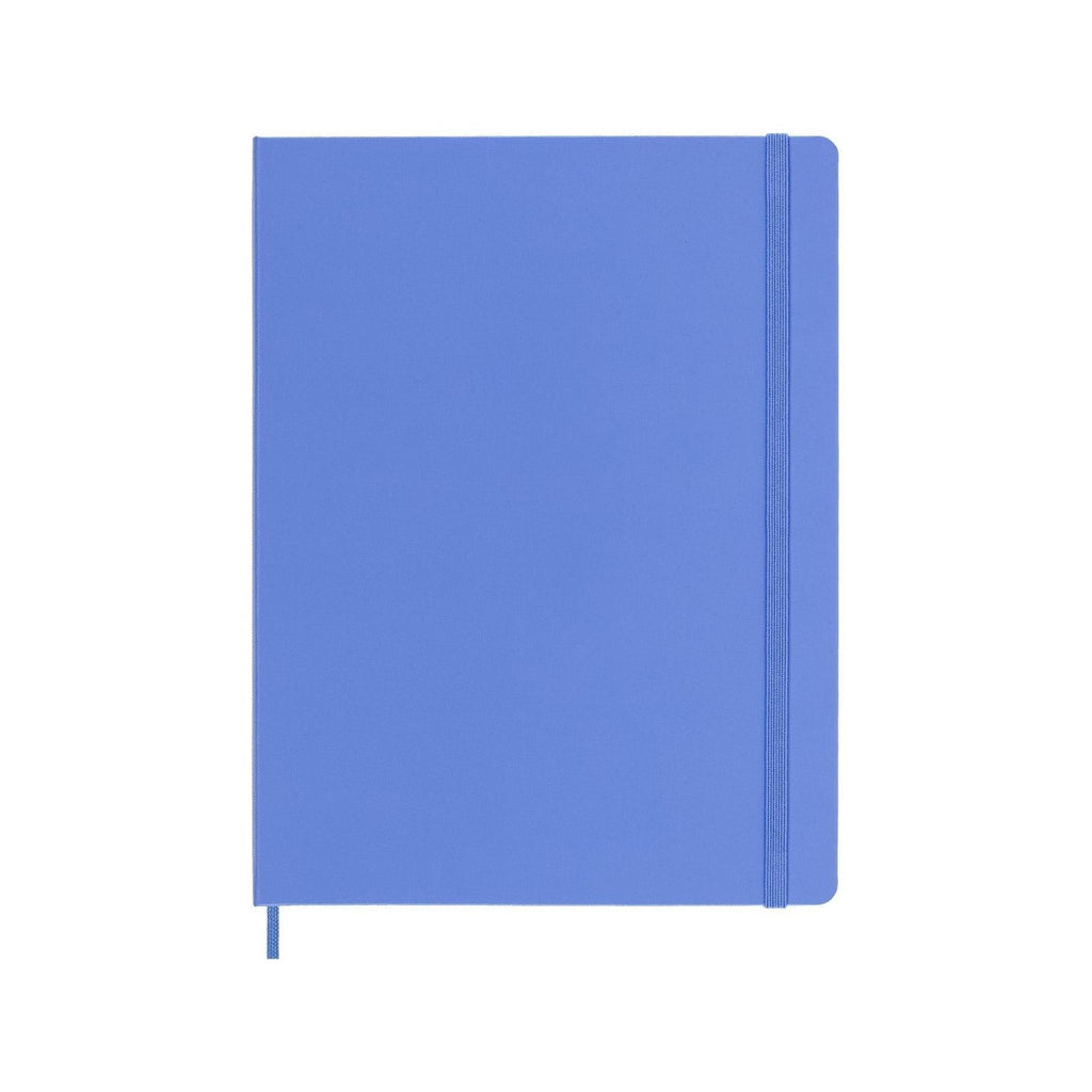 Carnet Classique Xl 19X25 - Pages Blanches - Bleu Hortensia
