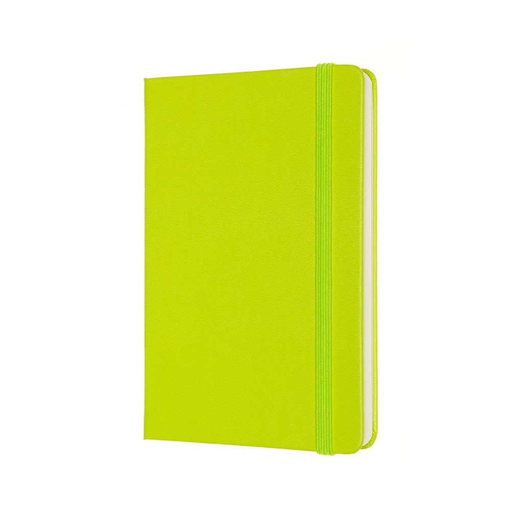 Carnet Classique Pocket 9X14 - Pages Blanches - Vert Citron