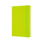 Carnet Classique Pocket 9X14 - Pages Blanches - Vert Citron