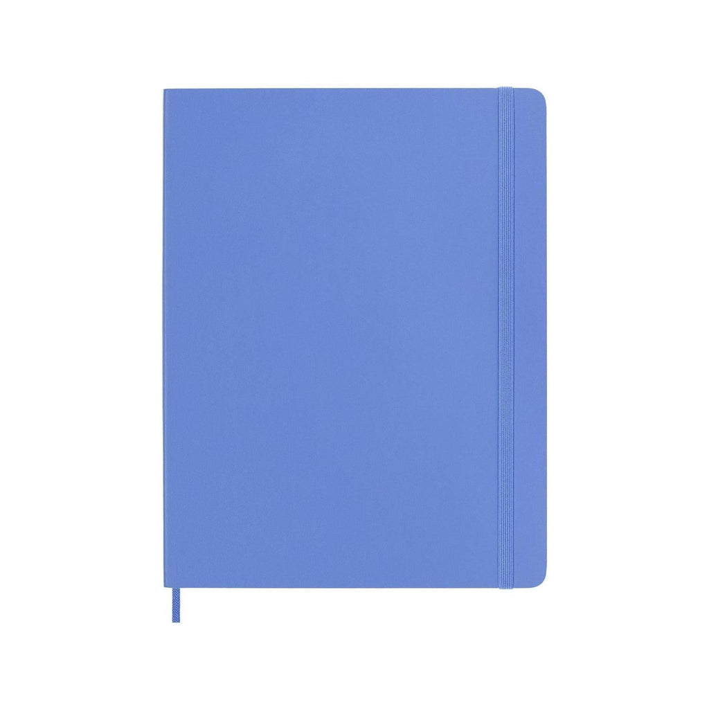 Carnet Classique Xl 19X25 - Pages Blanches - Bleu Hortensia