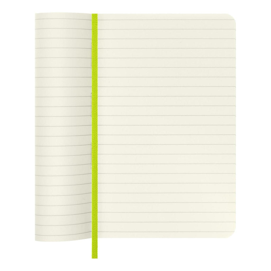 Carnet Classique Pocket 9X14 - Pages Lignées - Vert Citron
