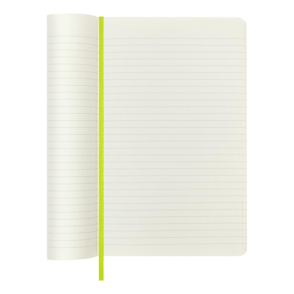 Carnet Classique Large 13X21 - Pages Lignées - Vert Citron