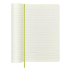 Carnet Classique Large 13X21 - Pages Lignées - Vert Citron