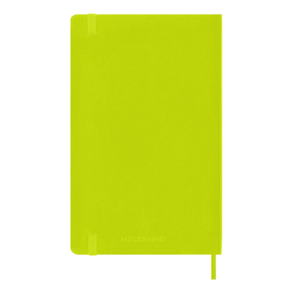 Carnet Classique Large 13X21 - Pages Lignées - Vert Citron