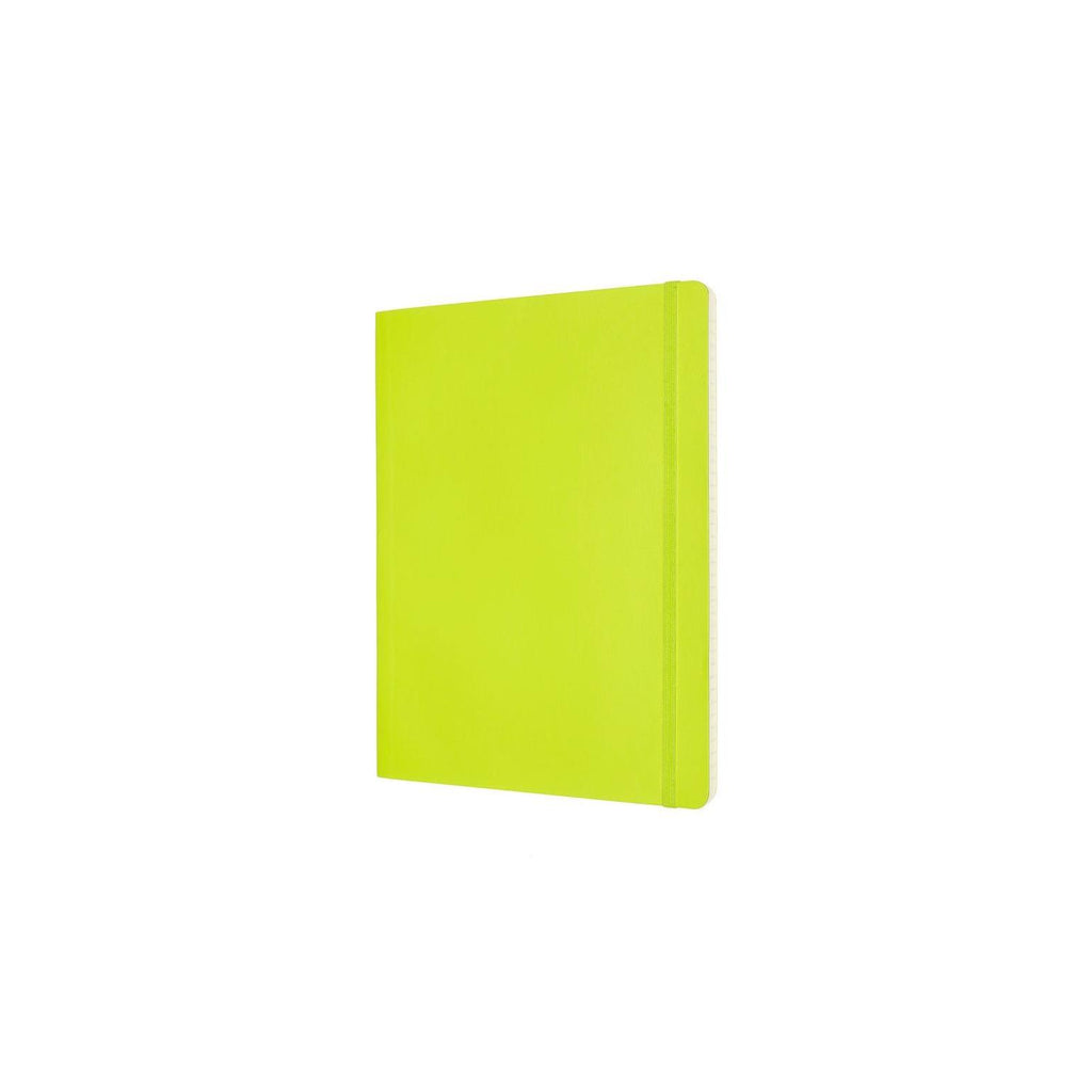 Carnet Classique Xl 19X25 - Pages Lignées - Vert Citron