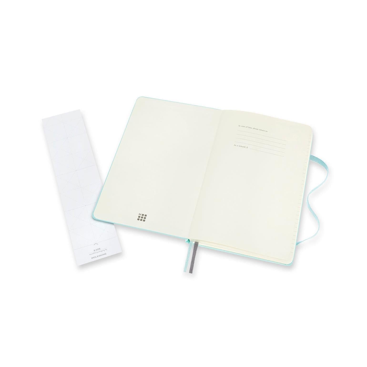 Cuaderno Bullet grande 13X21 - Azul aguamarina