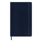 Carnet Classique Large 13X21 - Mixte (Lignées-Blanches) - Bleu Saphir