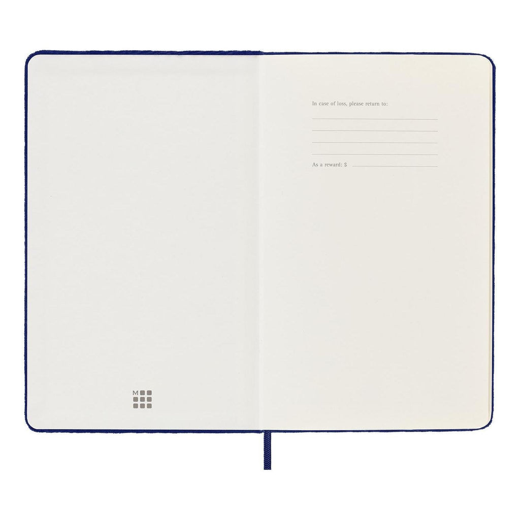 Cuaderno Textil Large 13X21 - Páginas Rayadas - Violeta Iris
