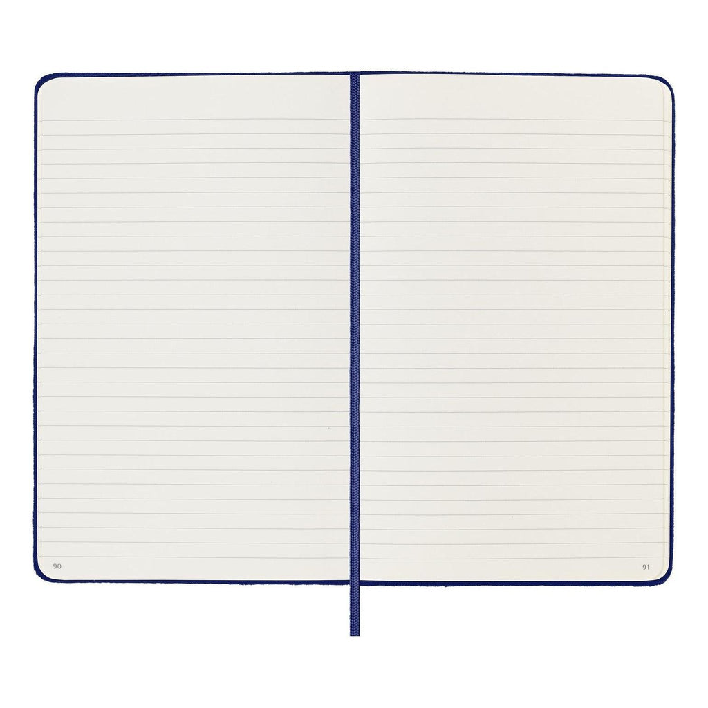 Cuaderno Textil Large 13X21 - Páginas Rayadas - Violeta Iris