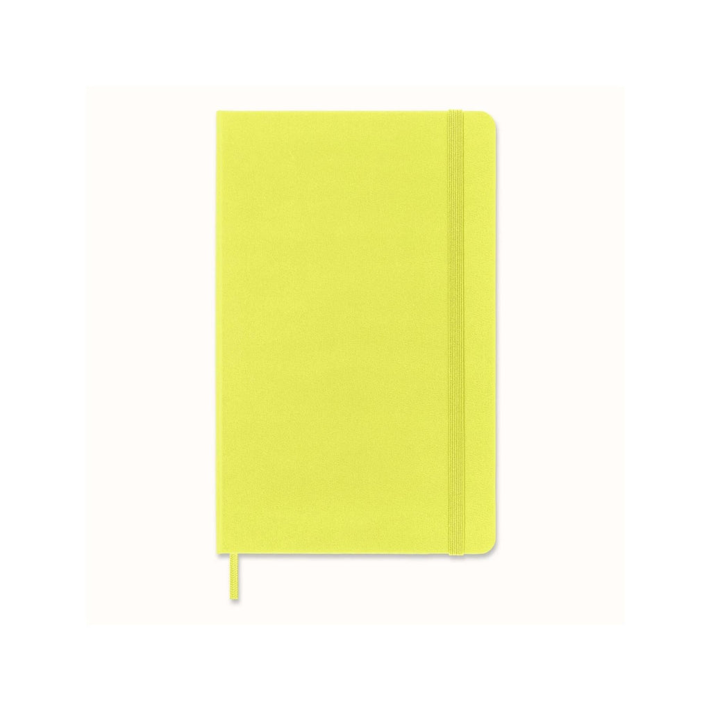 Carnet Classique Large 13X21 - Pages Lignées - Jaune Paille
