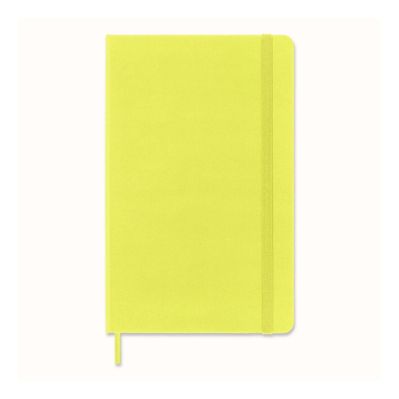 Carnet Classique Large 13X21 - Pages Lignées - Jaune Paille