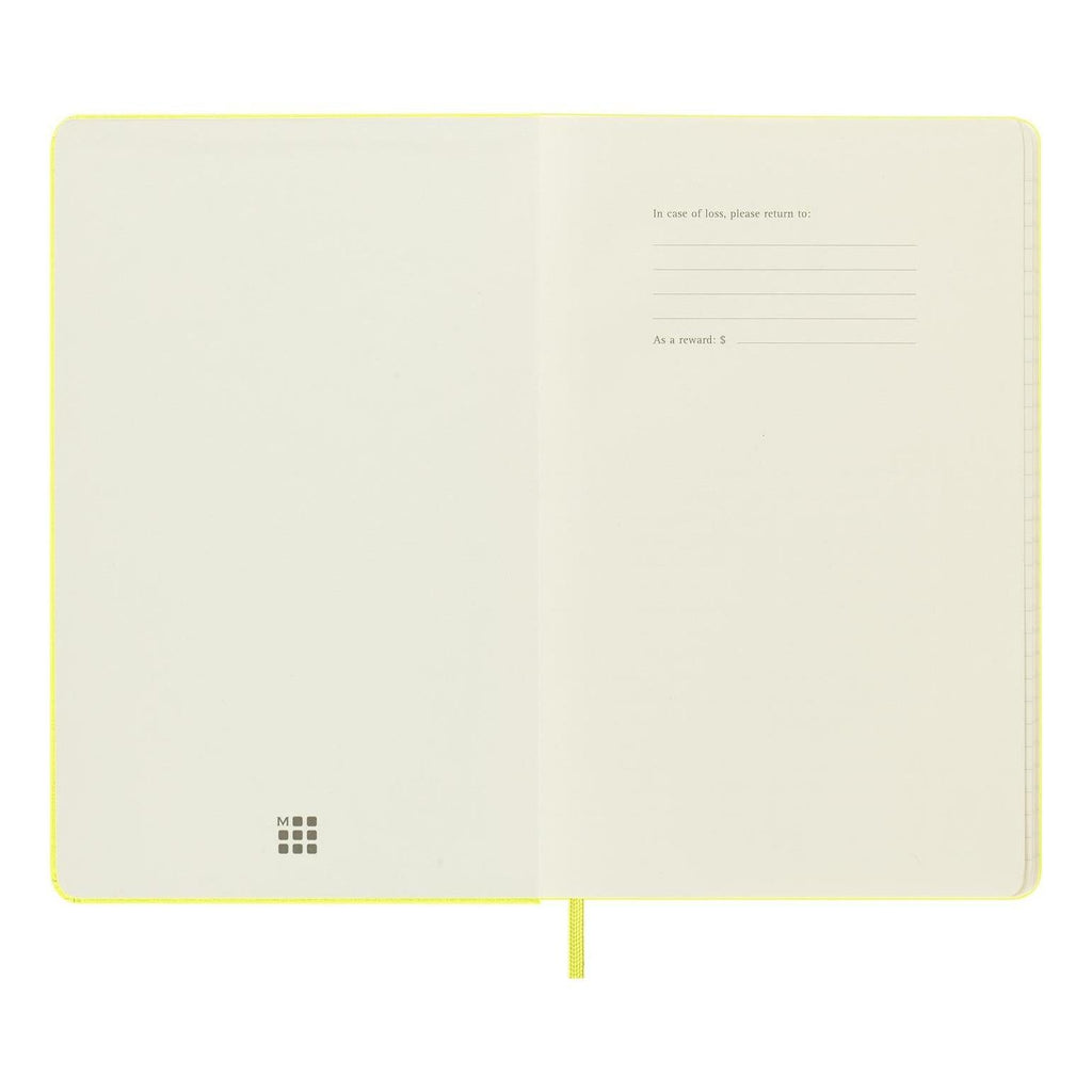 Carnet Classique Large 13X21 - Pages Lignées - Jaune Paille
