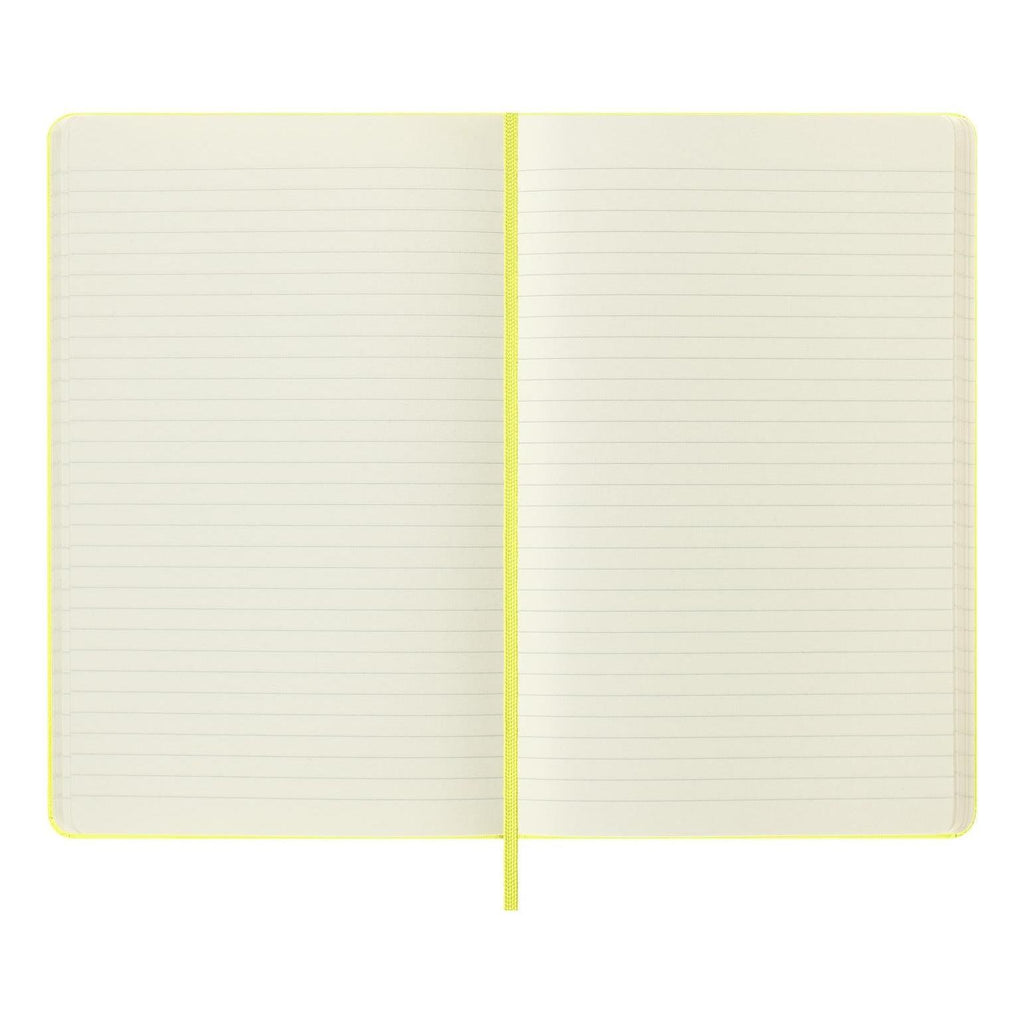 Carnet Classique Large 13X21 - Pages Lignées - Jaune Paille