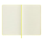 Carnet Classique Large 13X21 - Pages Lignées - Jaune Paille