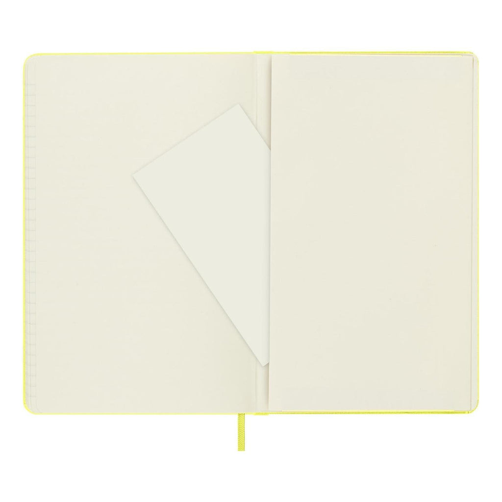 Carnet Classique Large 13X21 - Pages Lignées - Jaune Paille