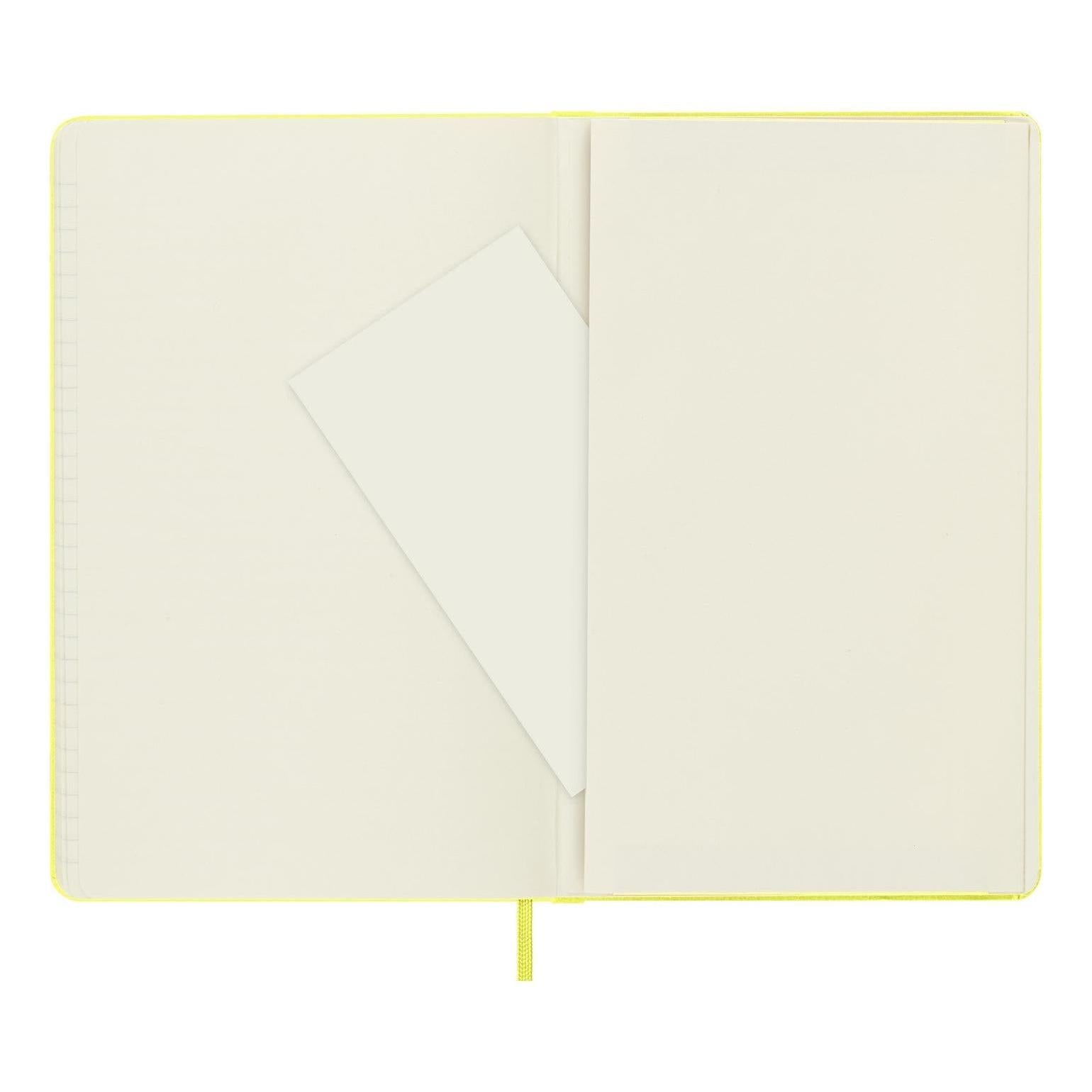 Carnet Classique Large 13X21 - Pages Lignées - Jaune Paille