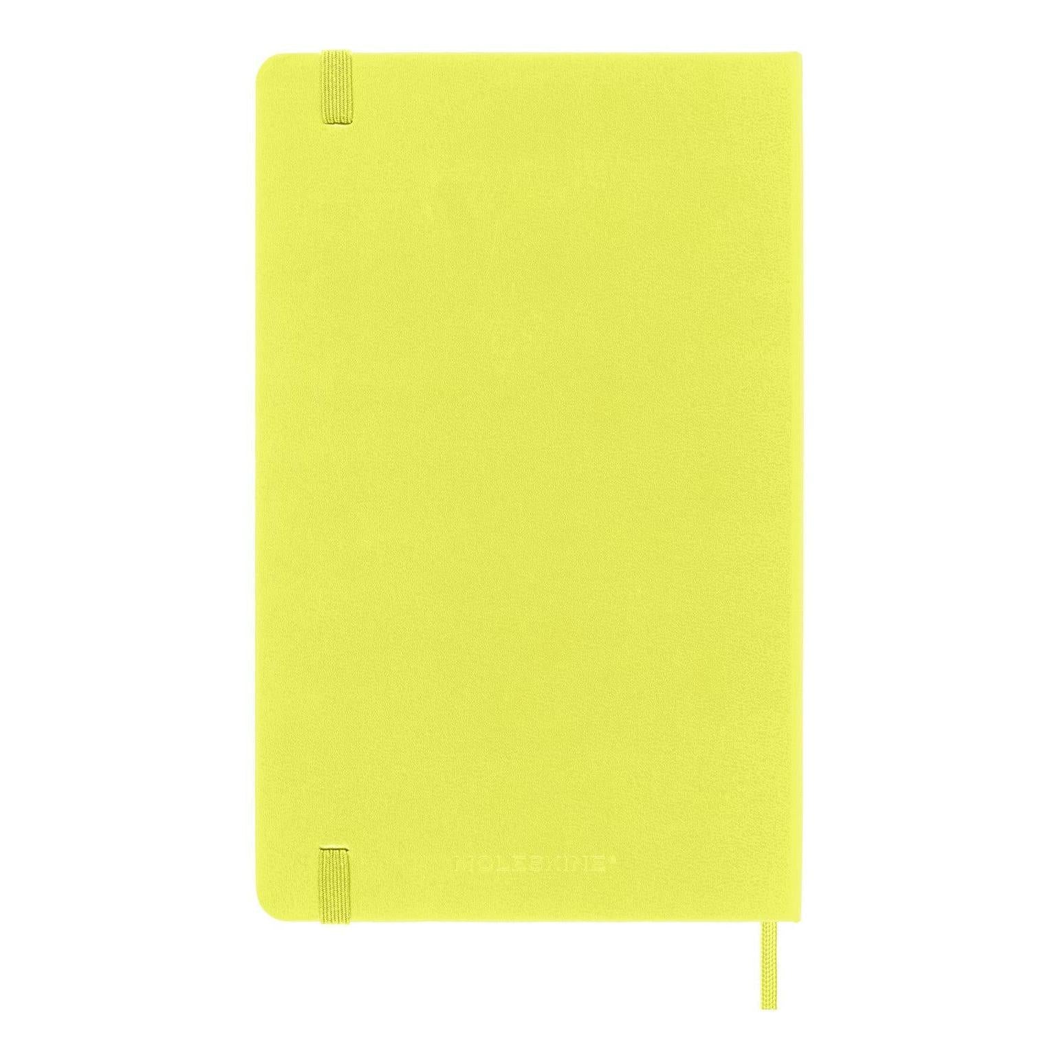 Carnet Classique Large 13X21 - Pages Lignées - Jaune Paille