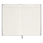 Agenda Sans Dates Large 13X21 - Sans Dates - Noir