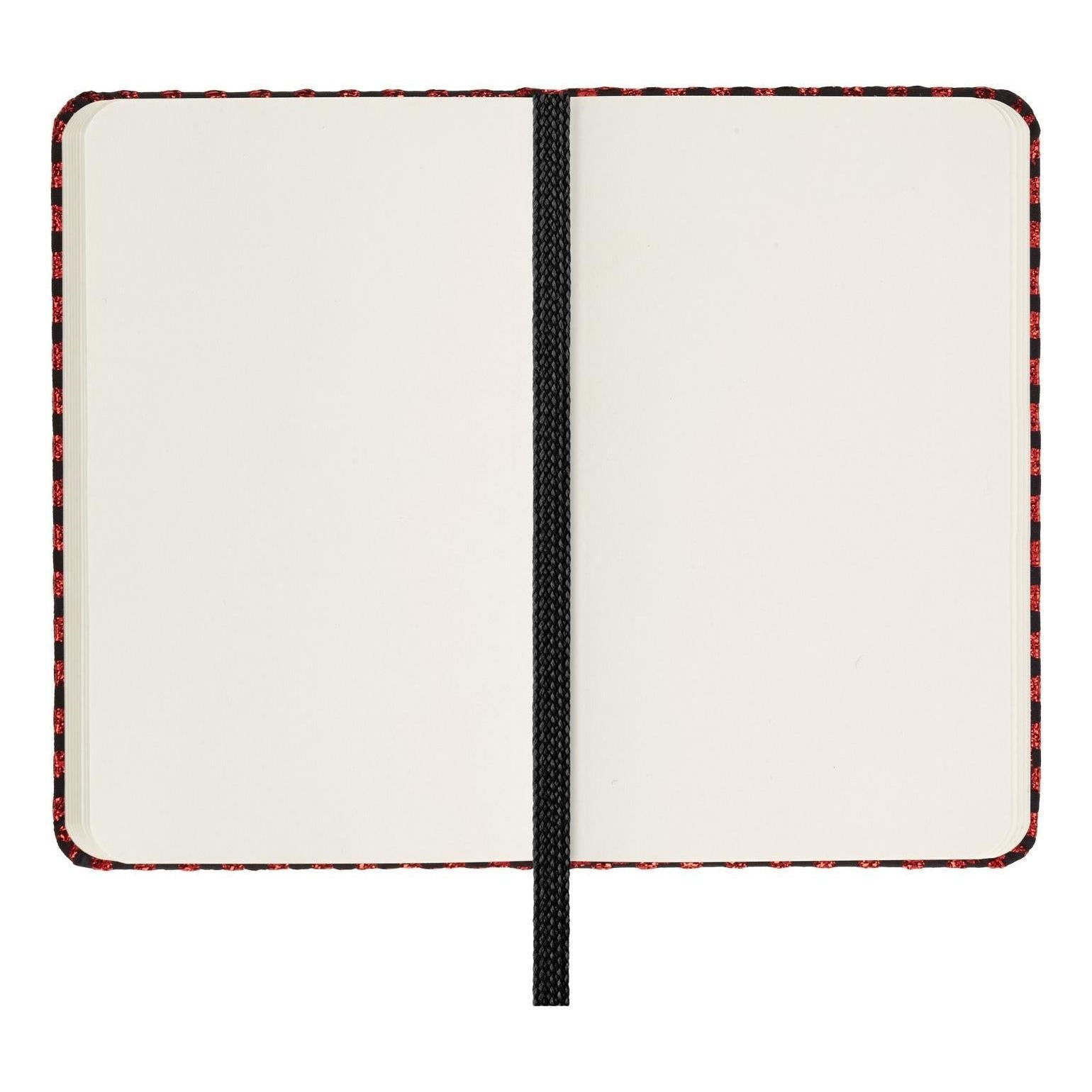 Carnet Édition Limitée Xs 6.5X10.5 - Pages Blanches - Rouge Métallisé