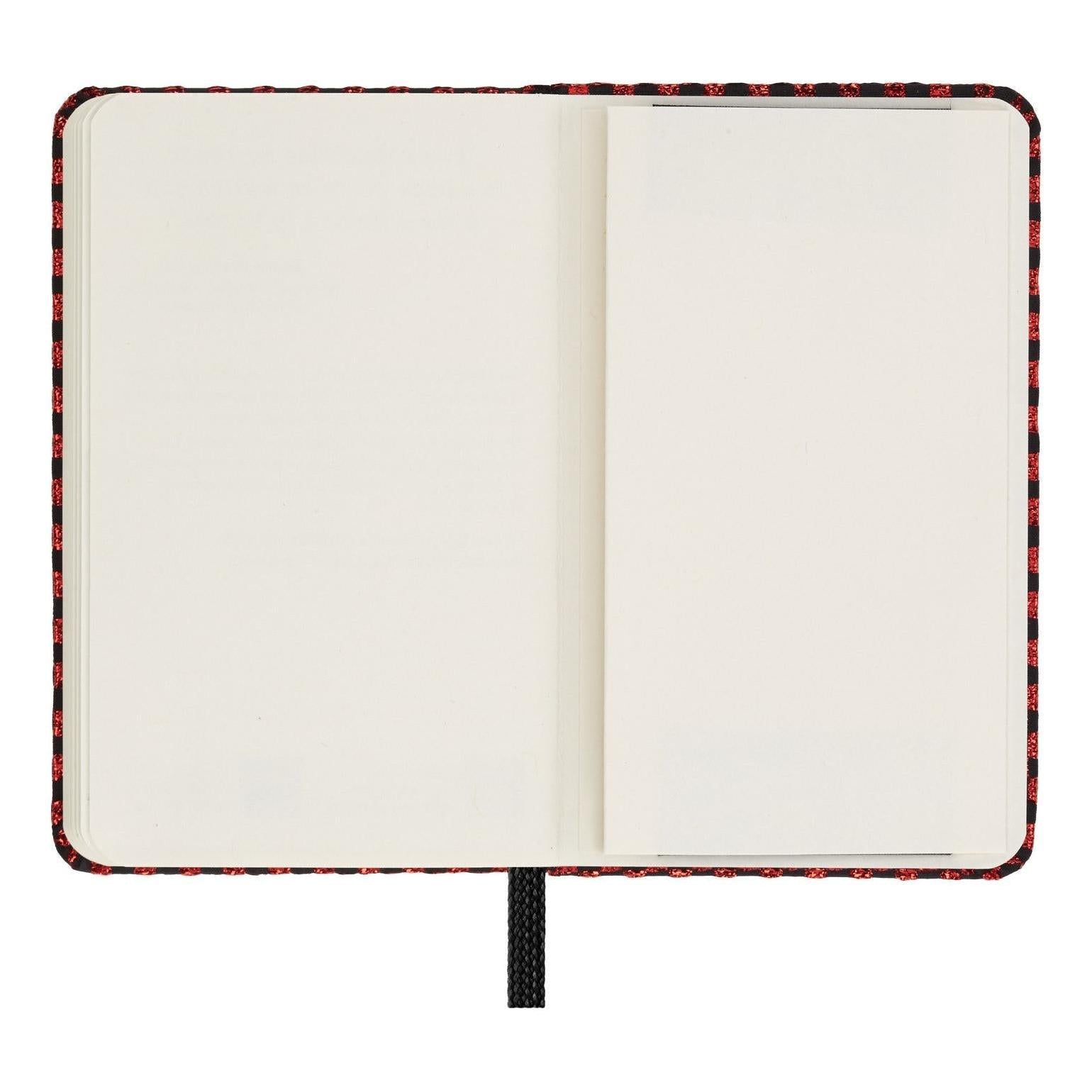 Carnet Édition Limitée Xs 6.5X10.5 - Pages Blanches - Rouge Métallisé