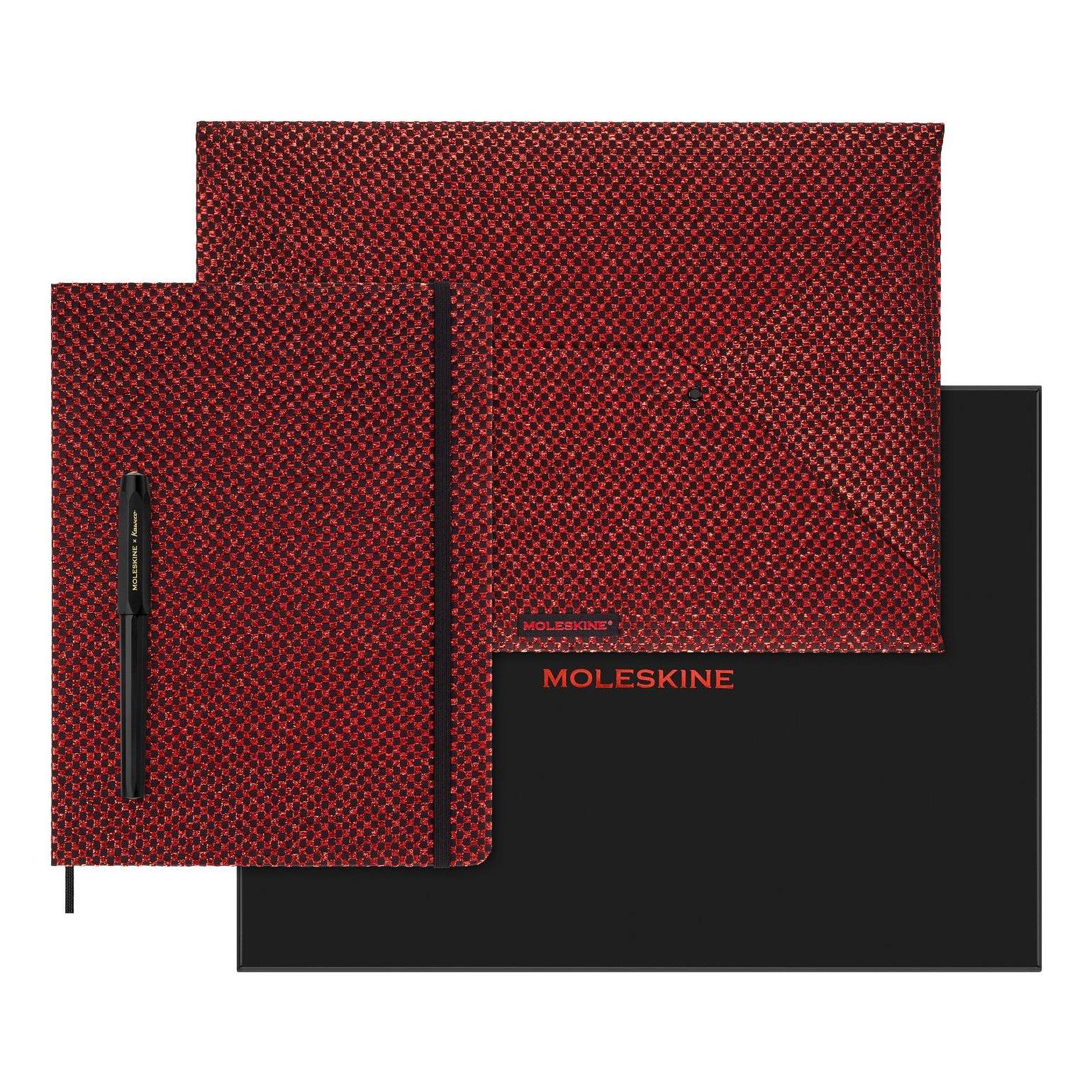 Agenda Sans Dates Xl 20,4X25,2 - Sans Dates - Rouge Métallisé