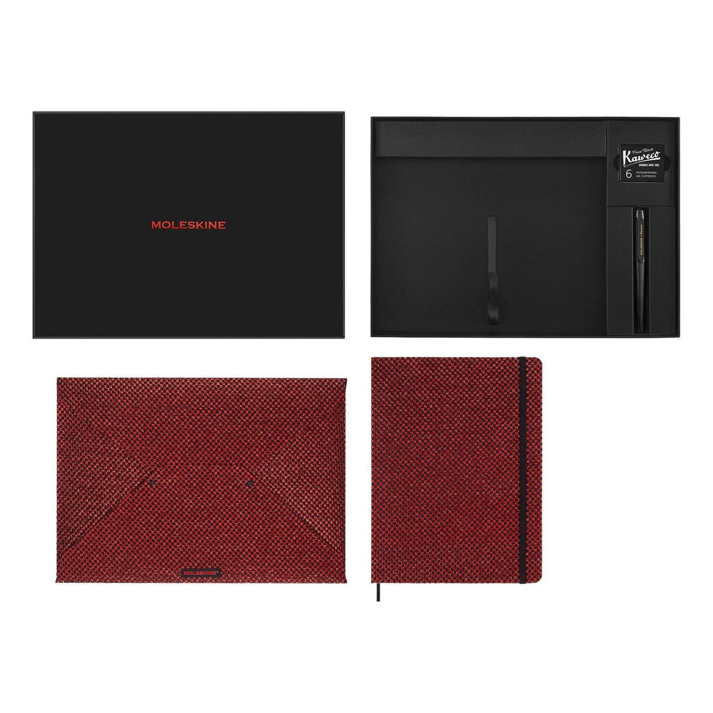 Agenda Sans Dates Xl 20,4X25,2 - Sans Dates - Rouge Métallisé