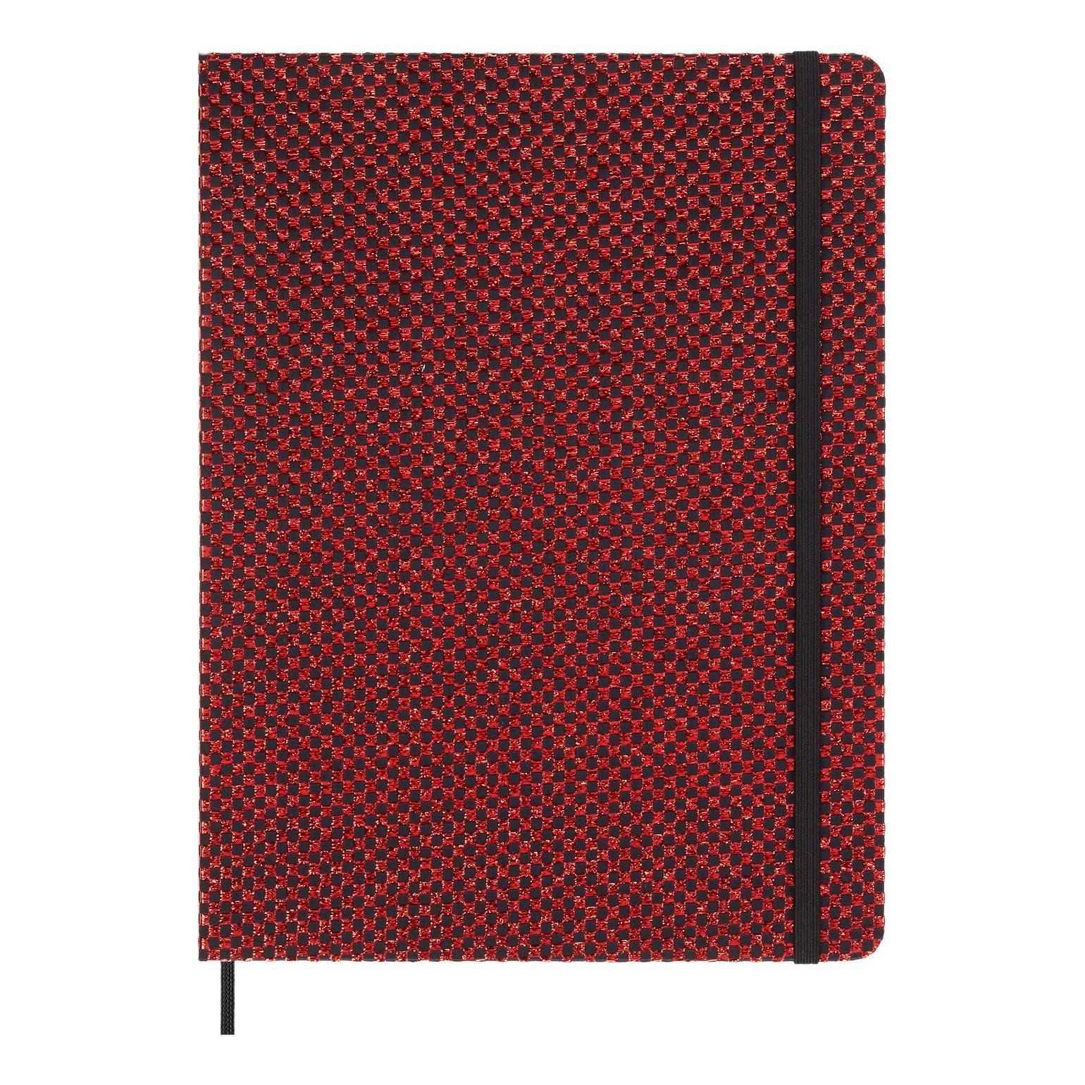 Agenda Sans Dates Xl 20,4X25,2 - Sans Dates - Rouge Métallisé