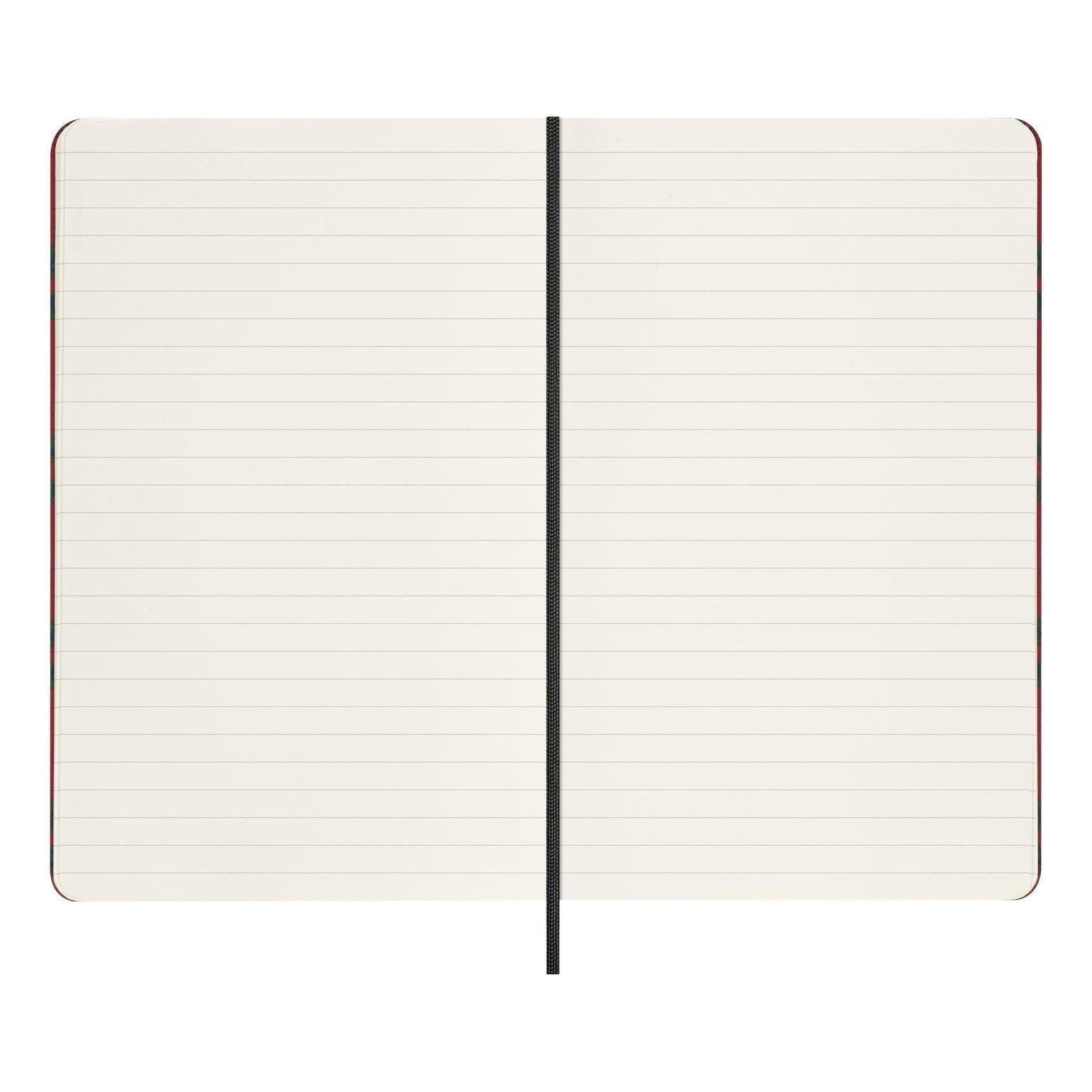 Limited Edition Notebook Large 13X21 - Lined Pages - Bordeaux Paisley Pattern