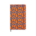 Agenda Sans Dates Large 13X21 - Sans Dates - Motif Paisley Orange
