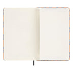 Agenda Sans Dates Large 13X21 - Sans Dates - Motif Paisley Orange
