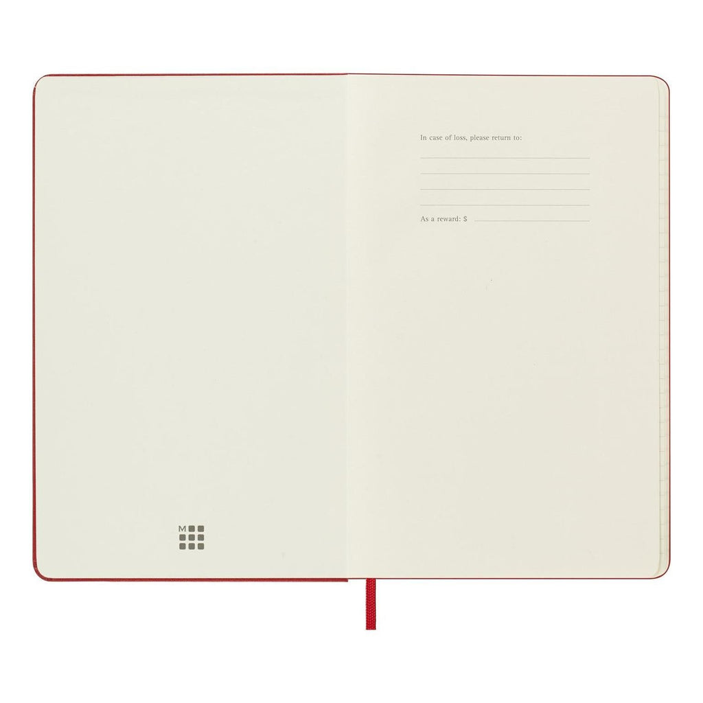 Agenda 12 Mois Classique Large 13X21 - Journalier - Rouge Écarlate