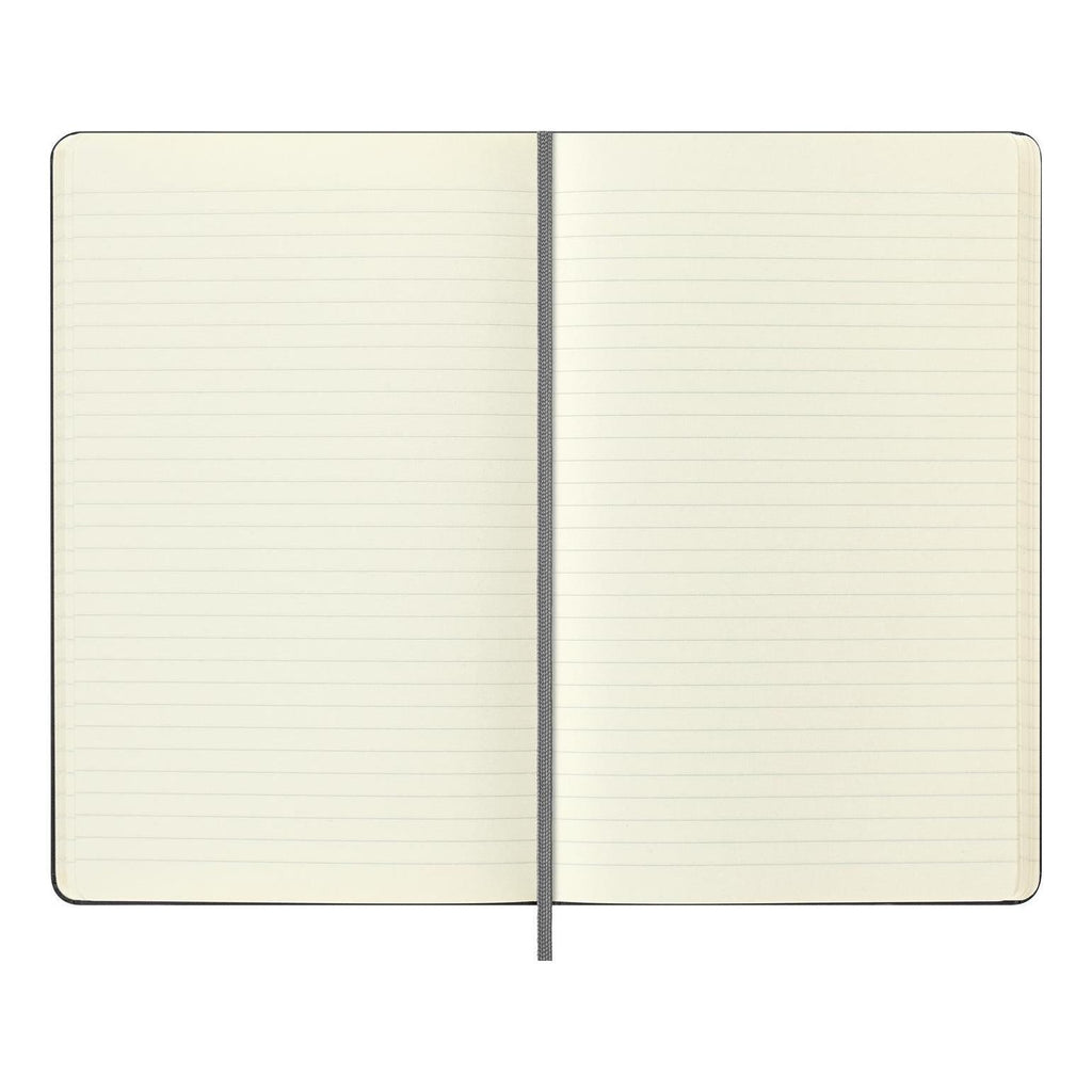 Carnet Fêtes Large 13X21 - Pages Lignées - Noir