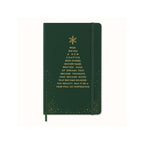 Carnet Fêtes Large 13X21 - Pages Lignées - Vert Myrte