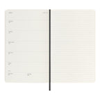 Agenda 18 Mois Classique Large 13X21 - Carnet Hebdomadaire - Noir