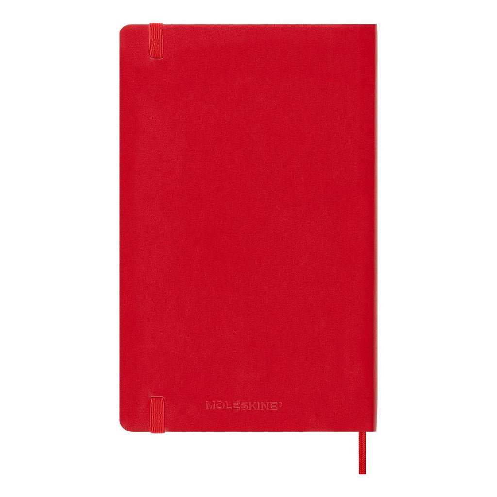 Agenda 18 Mois Classique Large 13X21 - Carnet Hebdomadaire - Rouge Écarlate
