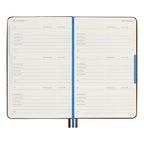 Carnet Voyageur Medium 11.5X18 - Texte - Brun Café