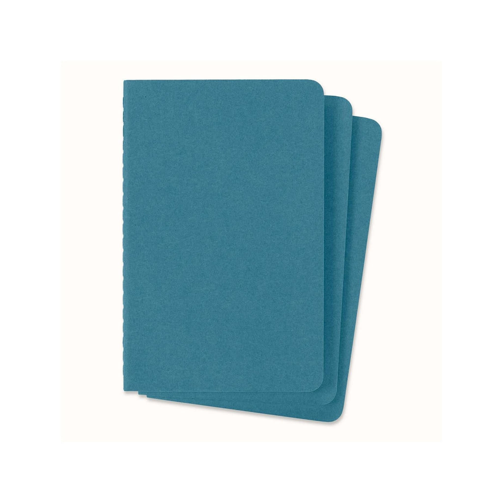 Cahier Pocket 9X14 - Pages Blanches - Bleu Vif