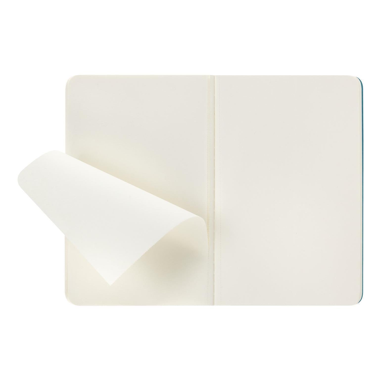 Cahier Pocket 9X14 - Pages Blanches - Bleu Vif