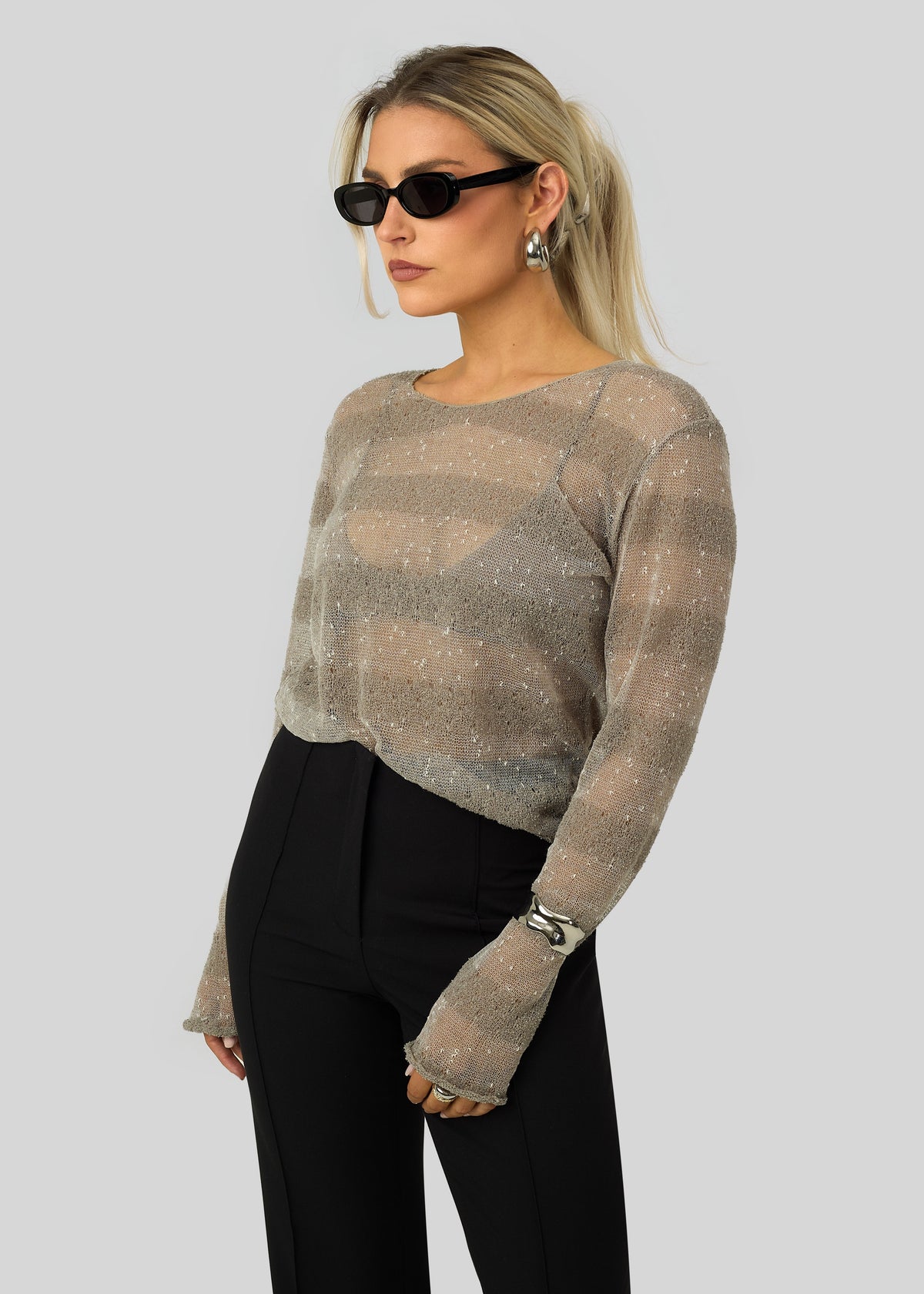 Pull Ace Striped Sheer
