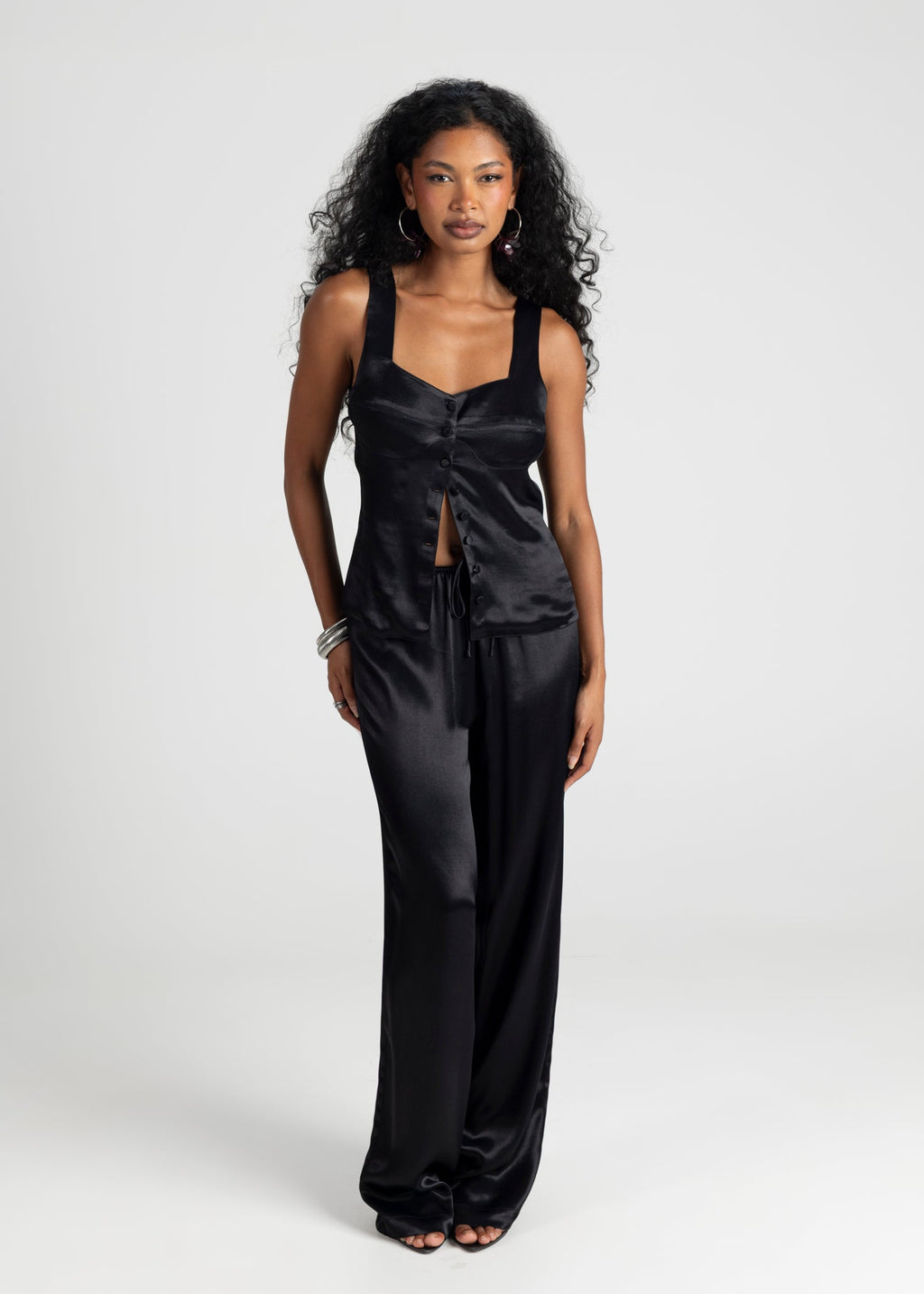 Corset Giulia Satin - Black