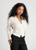 Blouse D'Arc - Beige