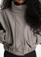 Bomber Arctic High Neck Oversized - Sage Green