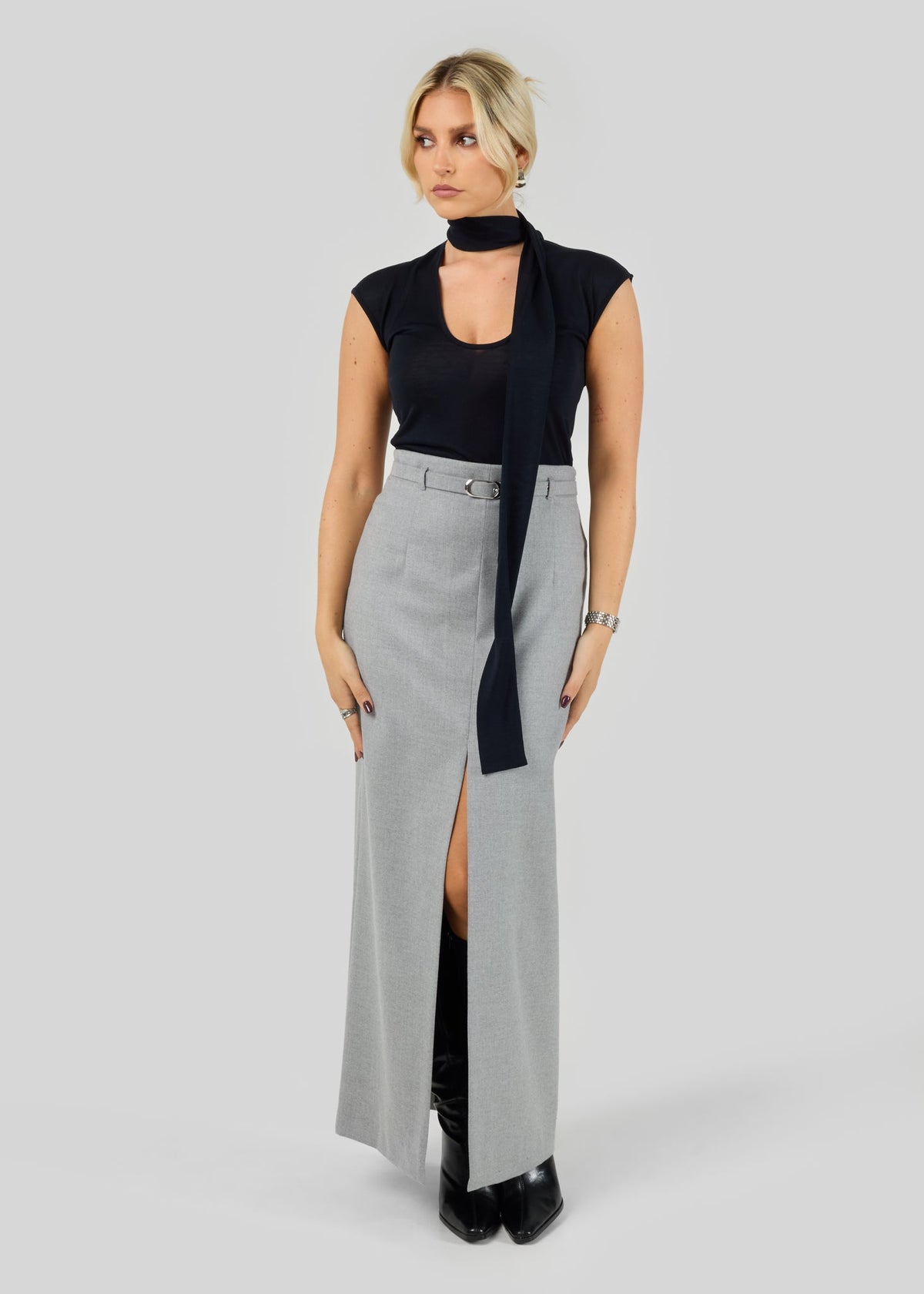 Jupe Gaia Pencil - Grey
