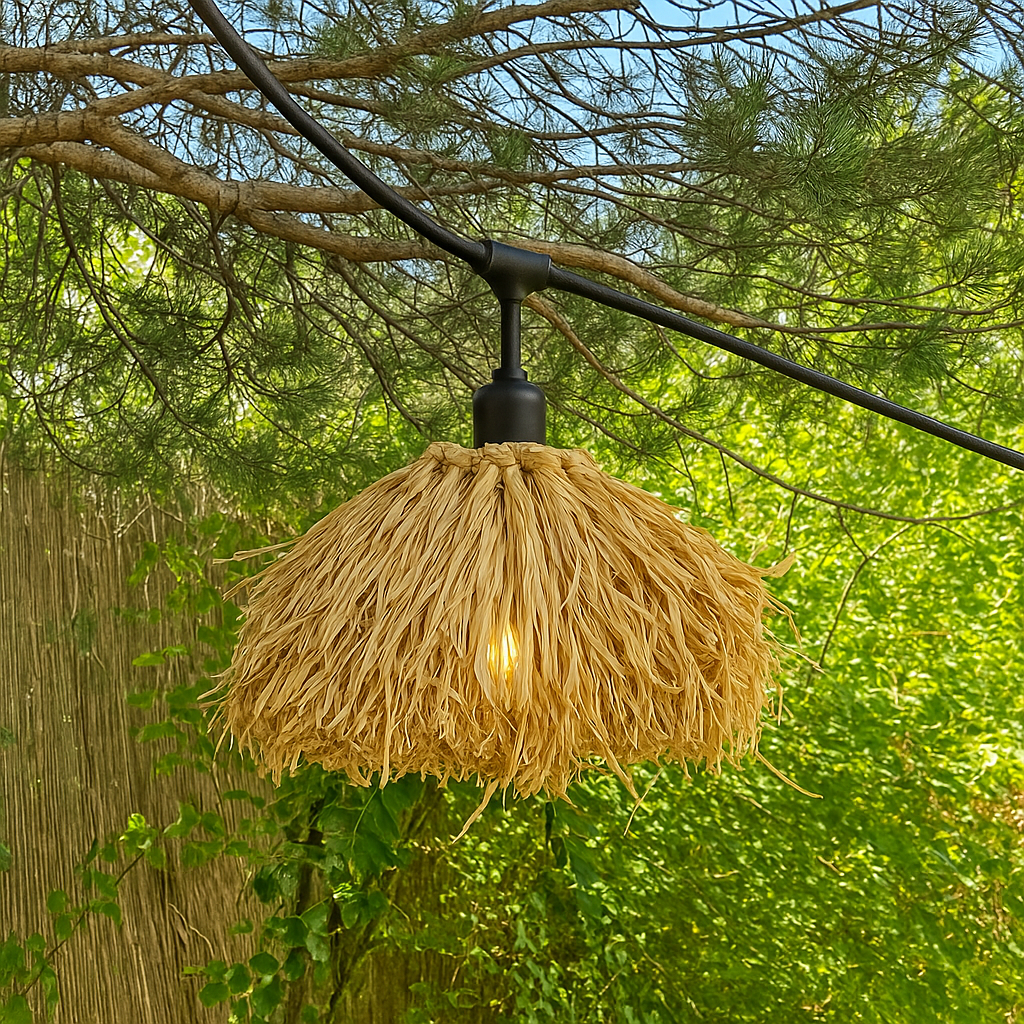 Frufru - Guirlande Filaire E27 - Jute - Beige