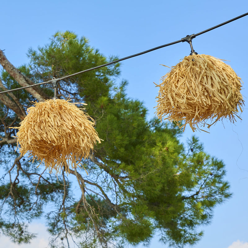 Frufru - E27 Wired Garland - Jute - Beige