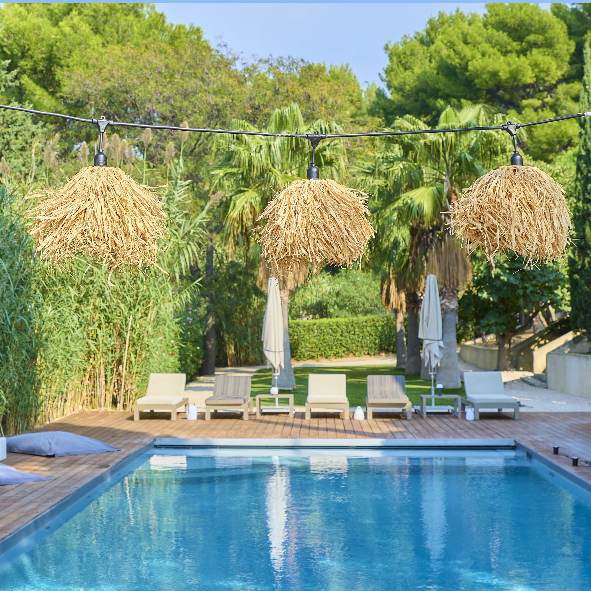 Frufru - Guirlande Filaire E27 - Jute - Beige