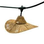 Wavy - Guirnalda con Cable E27 - Rattán - Beige