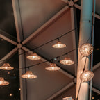Moorea - E27 String Light - Rattan - Beige